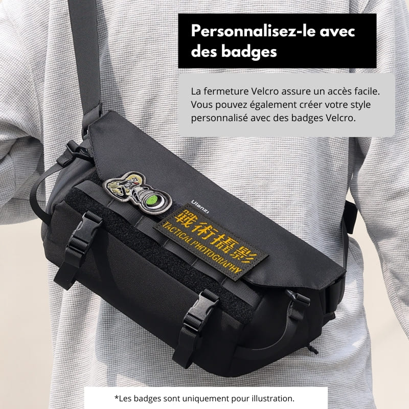 badge sac banane appareil photo reflex