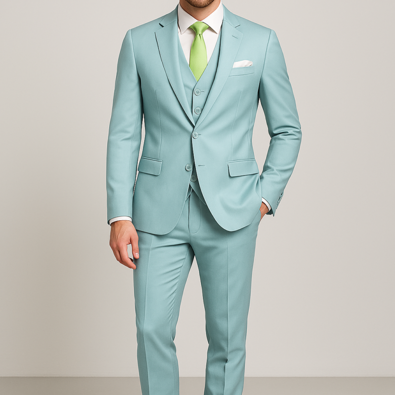 20250412 1619 Mint Suit Elegance remix 01jrn5t1b2fk8sbd5wzejfdyxb